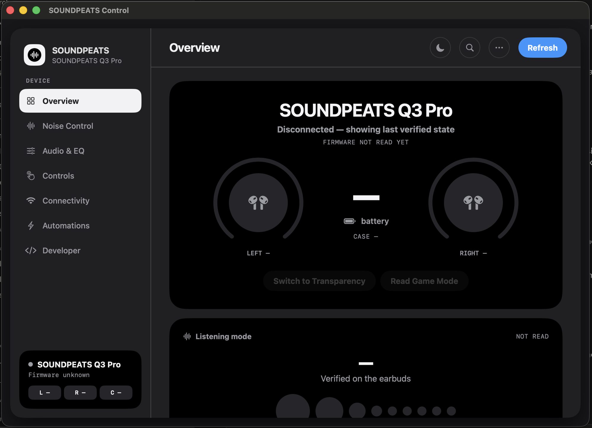 Q3 Pro overview and battery information